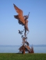 Preview: Syrinx garden sculpture rusty iron